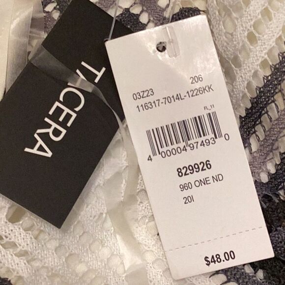 NWT Tacera Chevron Lined Dress Size Large - Picture 10 of 10